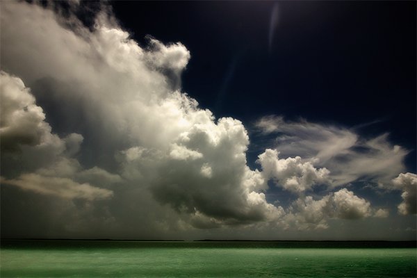 Storm Over The Gulf Waters